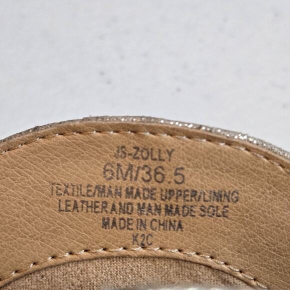 NEW Ankle Boots Jessica Simpson Champagne Embellished GLITTR Western Women Sz 6M - Picture 9 of 10